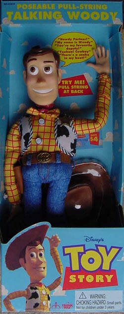 Poseable pull string talking woody on sale